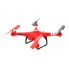 Квадрокоптер радиоуправляемый с камерой 2 MP WL Toys Q222G Spaceship Red игрушка для детей от 9 лет с барометром FPV системой и светодиодной подсветкой (WL-Q222G-R)