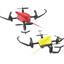 Квадрокоптеры для боя на радиоуправлении Wowitoys Battle Drone 2 игрушки для детей от 7 лет с гироскопом и сменой скорости системой ИК-боя (WWT-H4816S)