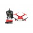 Квадрокоптер радиоуправляемый с камерой 2 MP WL Toys Q222G Spaceship Red игрушка для детей от 9 лет с барометром FPV системой и светодиодной подсветкой (WL-Q222G-R)