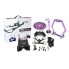 Квадрокоптер радиоуправляемый с камерой и видеошлемом Helicute H825G FPV RACER 3.0 с LED подсветкой HeadLess режим (HCT-H825G+VR)