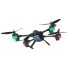 Квадрокоптер с камерой Wi-Fi радиоуправляемый WL Toys Q323-E Black игрушка для детей от 14 лет с управлением угла наклона камеры режимом HeadLess автопилотом и подсветкой (WL-Q323-E)