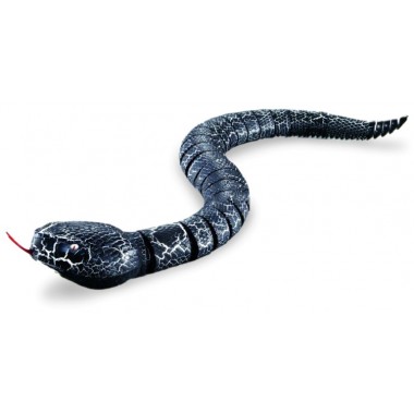 Змея робот на инфракрасном управлении ZF Rattle Snake Black игрушка для детей с пультом в виде яйца USB зарядкой LiPol аккумулятор (LY-9909A)