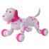 Собака робот интерактивный радиоуправляемый Happy Cow Smart Dog Розовый игрушка от 8 лет с подсветкой глазок, лает и активно двигается (HC-777-338p)