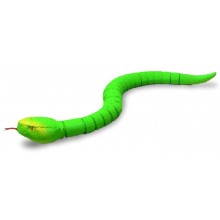 Змея робот на инфракрасном управлении ZF Rattle Snake Green игрушка для детей с пультом в виде яйца USB зарядкой LiPol аккумулятор (LY-9909C)