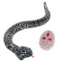 Змея робот на инфракрасном управлении ZF Rattle Snake Black игрушка для детей с пультом в виде яйца USB зарядкой LiPol аккумулятор (LY-9909A)