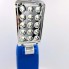Фонарь светодиодный аккумуляторный Yajia YJ-2820 ручной переносной 19 LED 5 W и боковая откидная кемпинговая лампа на 15 SMD Синий