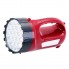 Фонарь светодиодный аккумуляторный Yajia YJ-2820 ручной переносной 19 LED 5 W и боковая откидная кемпинговая лампа на 15 SMD Красный
