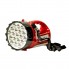 Фонарь светодиодный аккумуляторный Yajia YJ-2820 ручной переносной 19 LED 5 W и боковая откидная кемпинговая лампа на 15 SMD Красный