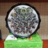Фонарь светодиодный аккумуляторный Yajia YJ-2820 ручной переносной 19 LED 5 W и боковая откидная кемпинговая лампа на 15 SMD Красный