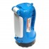 Фонарь светодиодный аккумуляторный INTERTOOL LB-0101 ручной переносной 1 LED 5 W и боковая откидная лампа на 15 SMD Синий