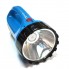 Фонарь светодиодный аккумуляторный INTERTOOL LB-0101 ручной переносной 1 LED 5 W и боковая откидная лампа на 15 SMD Синий