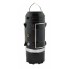 Фонарь светодиодный ручной и лампа для кемпинга 2 в 1 SB 9699 Black 8 LED+3W аккумуляторный на солнечной батарее с оптическим зумом и USB + power bank для телефона