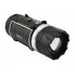 Фонарь светодиодный ручной и лампа для кемпинга 2 в 1 SB 9699 Black 8 LED+3W аккумуляторный на солнечной батарее с оптическим зумом и USB + power bank для телефона