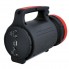 Фонарь светодиодный аккумуляторный Yajia YJ-2886 Black/Red ручной переносной прожектор на 5W и кемпинговая лампа на 22 LED + USB Power Bank и ремешок