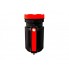 Фонарь светодиодный аккумуляторный Yajia YJ-2886 Black/Red ручной переносной прожектор на 5W и кемпинговая лампа на 22 LED + USB Power Bank и ремешок