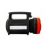 Фонарь светодиодный аккумуляторный Yajia YJ-2886 Black/Red ручной переносной прожектор на 5W и кемпинговая лампа на 22 LED + USB Power Bank и ремешок