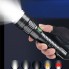 Ручной светодиодный аккумуляторный фонарь Bailong BL-A72-P50 переносной 18 Вт с USB зарядкой оптическим зумом и металлическим корпусом + ремешок