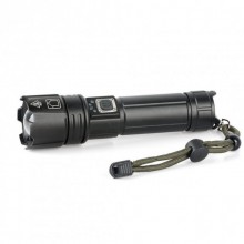 Светодиодный аккумуляторный фонарь Bailong BL-L5 P70 ручной на 20 Вт с USB зарядкой оптическим зумом и влагозащитой Power Bank Светодиодный аккумуляторный фонарь Bailong BL-L5 P70 ручной на 20 Вт с USB зарядкой оптическим зумом и влагозащитой Power Bank