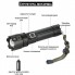 Светодиодный аккумуляторный фонарь Bailong BL-L5 P70 ручной на 20 Вт с USB зарядкой оптическим зумом и влагозащитой Power Bank