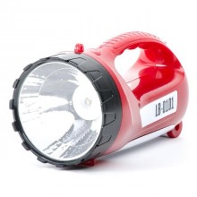 Фонарь светодиодный аккумуляторный INTERTOOL LB-0101 Black/Red ручной переносной 1 LED 5 W и боковая откидная лампа на 15 SMD Фонарь светодиодный аккумуляторный INTERTOOL LB-0101 Black/Red ручной переносной 1 LED 5 W и боковая откидная лампа на 15 SMD