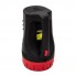 Фонарь светодиодный аккумуляторный INTERTOOL LB-0102 Black/Red ручной переносной 1 LED 5 W и боковая лампа на 25 LED + ремешок через плечо