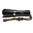 Ручной аккумуляторный светодиодный фонарь Police X-Balog BL-1827-P90 переносной с USB зарядкой оптическим зумом и металлическим корпусом + ремешок на руку