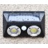 Светодиодный уличный светильник Smart Light Solar Sensor LF-1625 2хCOB 40 W настенный накладной на солнечных батареях с датчиком движения и влагозащитой