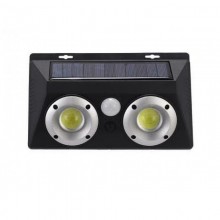Светодиодный уличный светильник Smart Light Solar Sensor LF-1625 2хCOB 40 W настенный накладной на солнечных батареях с датчиком движения и влагозащитой Светодиодный уличный светильник Smart Light Solar Sensor LF-1625 2хCOB 40 W настенный накладной на солнечных батареях с датчиком движения и влагозащитой