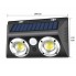 Светодиодный уличный светильник Smart Light Solar Sensor LF-1625 2хCOB 40 W настенный накладной на солнечных батареях с датчиком движения и влагозащитой