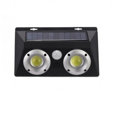 Светодиодный уличный светильник Smart Light Solar Sensor LF-1625 2хCOB 40 W настенный накладной на солнечных батареях с датчиком движения и влагозащитой