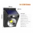 Светодиодный уличный светильник Smart Light Solar Sensor Lf-1628 20 W настенный накладной на солнечных батареях с датчиком движения и влагозащитой