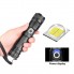 Фонарь светодиодный ручной Police BL-X71-P90 аккумуляторный с USB зарядкой мощный с оптическим зумом 5-ю режимами металлическим корпусом и влагозащитой + ремешок
