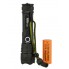 Фонарь светодиодный ручной Police BL-X71-P90 аккумуляторный с USB зарядкой мощный с оптическим зумом 5-ю режимами металлическим корпусом и влагозащитой + ремешок