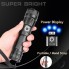 Фонарь светодиодный ручной Police BL-X71-P90 аккумуляторный с USB зарядкой мощный с оптическим зумом 5-ю режимами металлическим корпусом и влагозащитой + ремешок