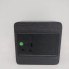 Часы настольные электронные VST 872 LED WC Black цифровые деревянные с зеленой подсветкой будильник и температура питание от USB или батареек (47339)