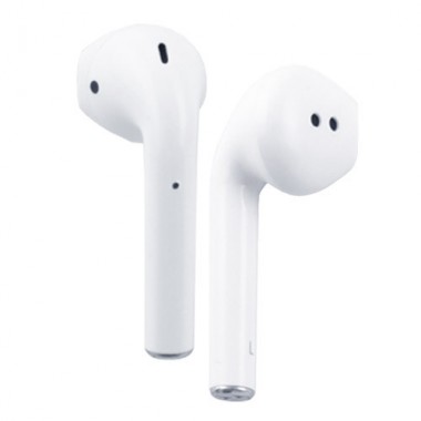 Беспроводные bluetooth наушники TWS V8 5.0 White беспроводная зарядка в кейсом сенсорное управление без кнопок встроенный микрофон шумоподавление (07270 L)