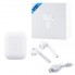 Беспроводные bluetooth наушники TWS V8 5.0 White беспроводная зарядка в кейсом сенсорное управление без кнопок встроенный микрофон шумоподавление (07270 L)