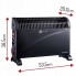 Конвектор электрический Mesko MS 7741 Black напольный обогреватель на 2 кВт для дома дачи и офиса с терморегулятором 3 режима с таймером и турбо режимом