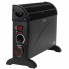 Конвектор электрический Mesko MS 7741 Black напольный обогреватель на 2 кВт для дома дачи и офиса с терморегулятором 3 режима с таймером и турбо режимом