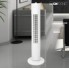 Вентилятор напольный колонный Clatronic TVL 3770W 35 Вт 78 см бытовой электрический для охлаждения дома и офиса автоповорот 75° таймер и 3 скорости Белый