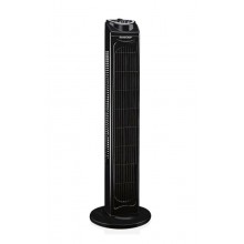 Колонный напольный вентилятор Silver Crest STV-45C2 Black 45 Вт бытовой электрический для охлаждения дома и офиса автоповорот 75° таймер 3 скорости