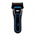 Електробритва для чоловіків акумуляторна Rotex RHC 210 S Black/Blue живлення від акумулятора, 2 сіткові головки + триммер (RHC210-S)