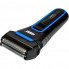 Електробритва для чоловіків акумуляторна Rotex RHC 210 S Black/Blue живлення від акумулятора, 2 сіткові головки + триммер (RHC210-S)