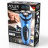 Электробритва для мужчин роторная Adler AD 2910 Blue аккумуляторная 3 плавающие головки для сухого бритья с триммером и чехлом для хранения