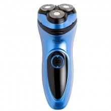 Электробритва для мужчин роторная Adler AD 2910 Blue аккумуляторная 3 плавающие головки для сухого бритья с триммером и чехлом для хранения Электробритва для мужчин роторная Adler AD 2910 Blue аккумуляторная 3 плавающие головки для сухого бритья с триммером и чехлом для хранения