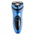 Электробритва для мужчин роторная Adler AD 2910 Blue аккумуляторная 3 плавающие головки для сухого бритья с триммером и чехлом для хранения