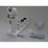 Епілятор жіночий домашній 5 в 1 Gemei GM 7005 White акумуляторний 3 Вт, 2 швидкості, LED підсвічування + бритва триммер для зони бікіні, пемза та підставка (45305 DIY)
