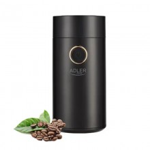 Кофемолка электрическая Adler AD-4446-bg Черная 150 Вт кухонный мини измельчитель для зерен кофе с системой блокировки Кофемолка электрическая Adler AD-4446-bg Черная 150 Вт кухонный мини измельчитель для зерен кофе с системой блокировки