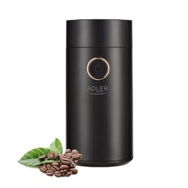 Кофемолка электрическая Adler AD-4446-bg Черная 150 Вт кухонный мини измельчитель для зерен кофе с системой блокировки