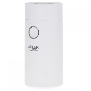 Кофемолка электрическая Adler AD-4446-ws Белая 150 Вт кухонный мини измельчитель для зерен кофе с системой блокировки